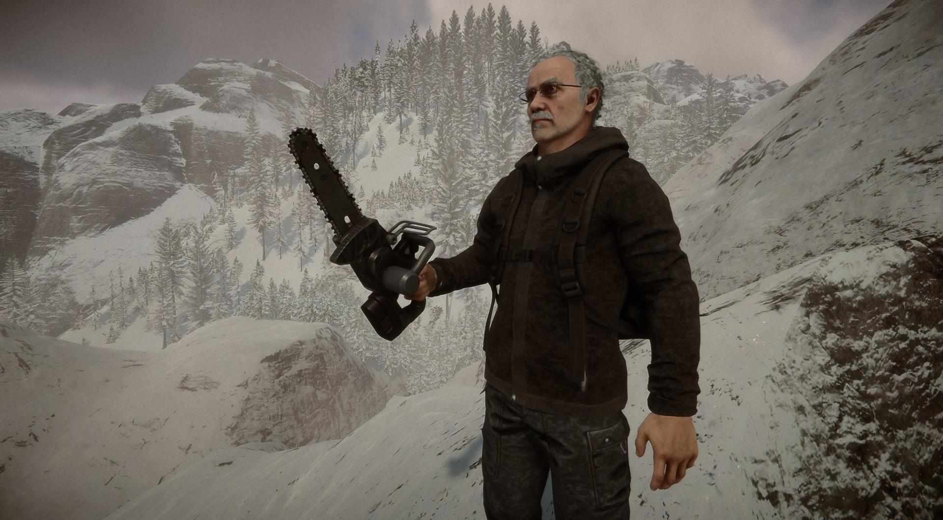 Die Kettensäge herrscht als vielseitiges Werkzeug in Sons of the Forest.