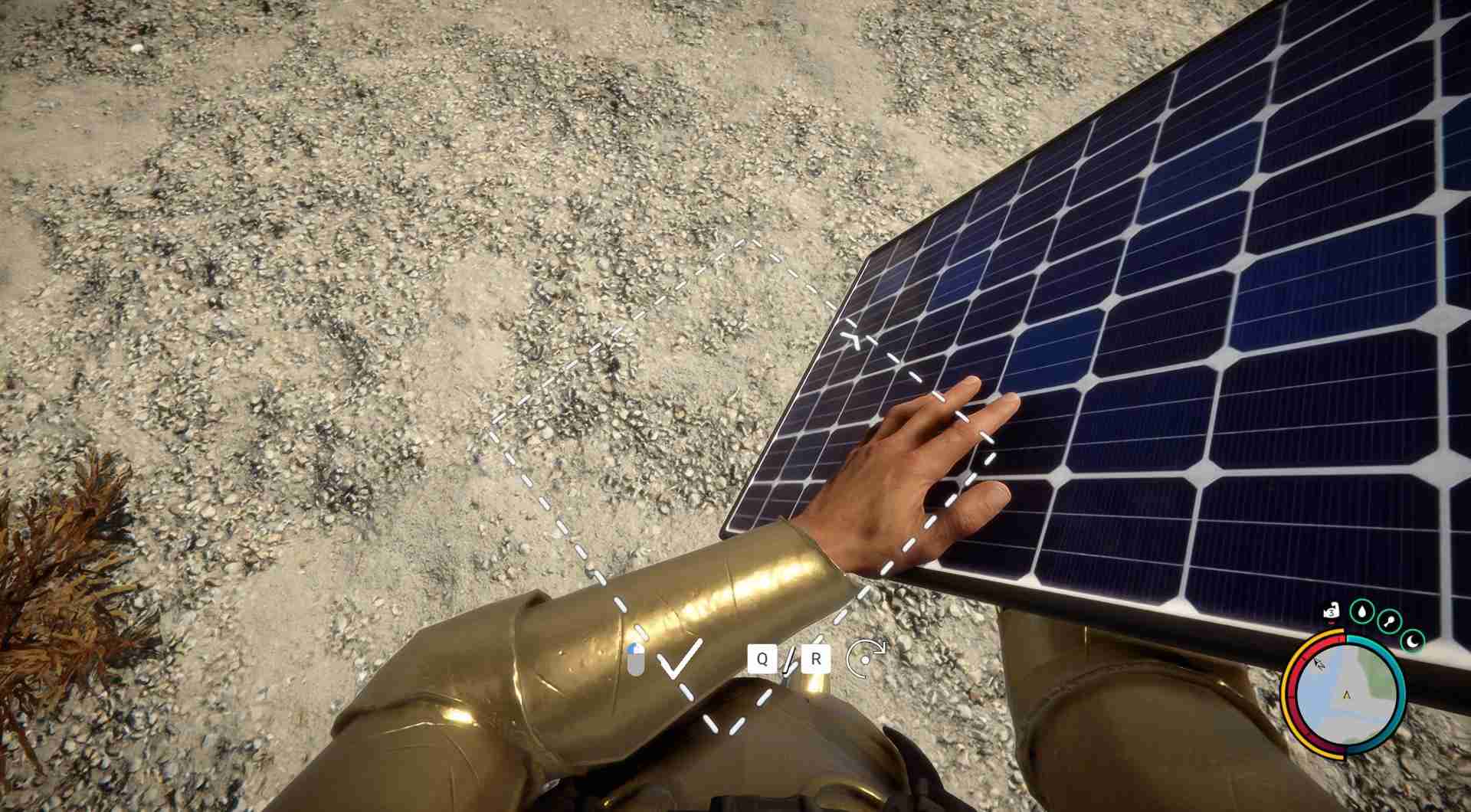 Stelle Solarpaneele auf schrägen Dächern für maximale Sonneneinstrahlung.