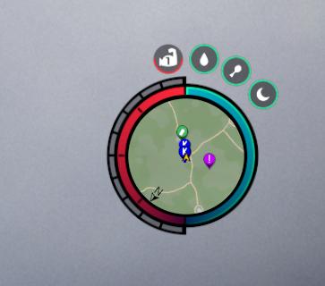 Stärke den Charakter deines Helden mit dem Symbol des muskulösen Arms.