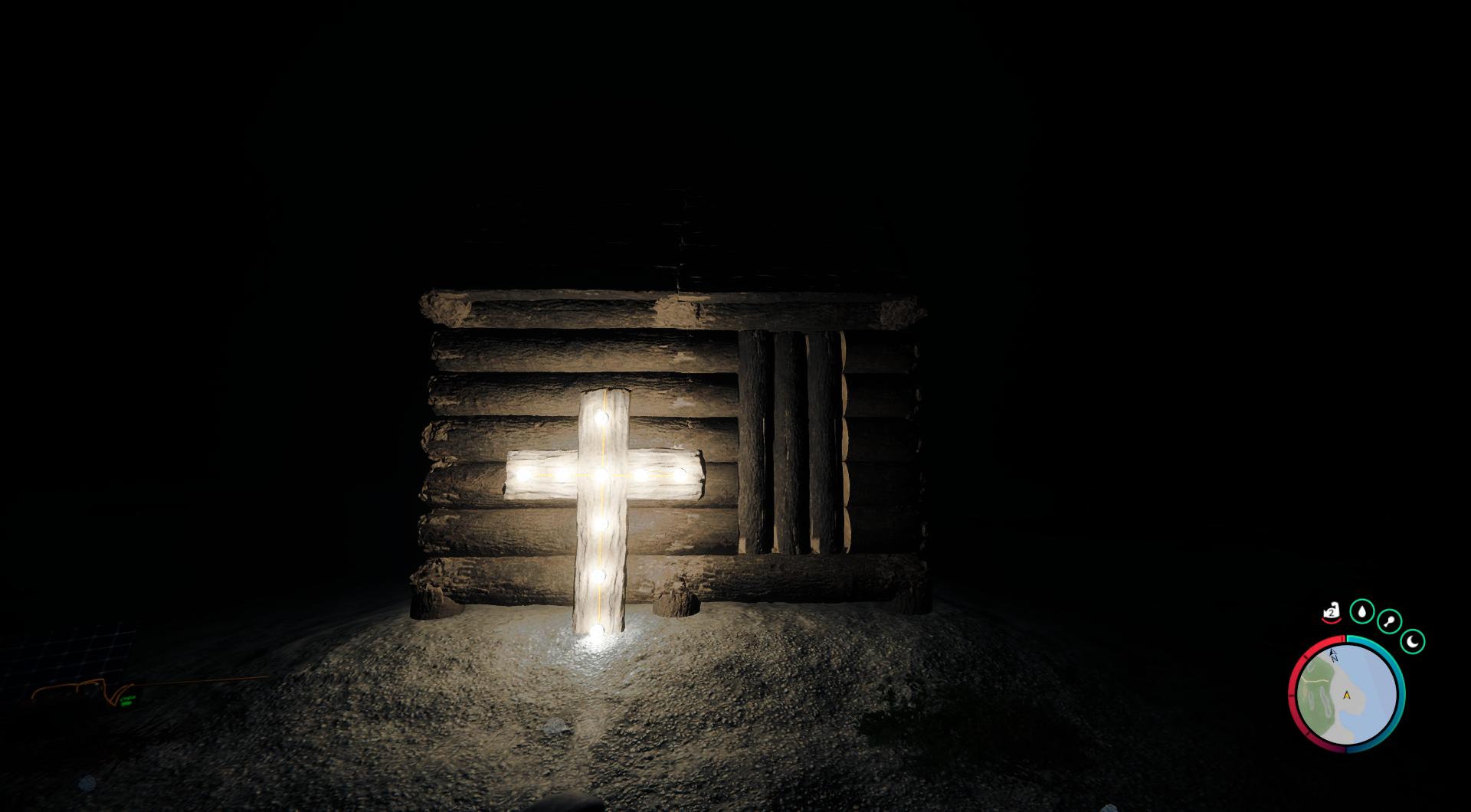 Erleuchte die Schatten mit dem Elektrischen Kreuz, um deine Verteidigung zu stärken.