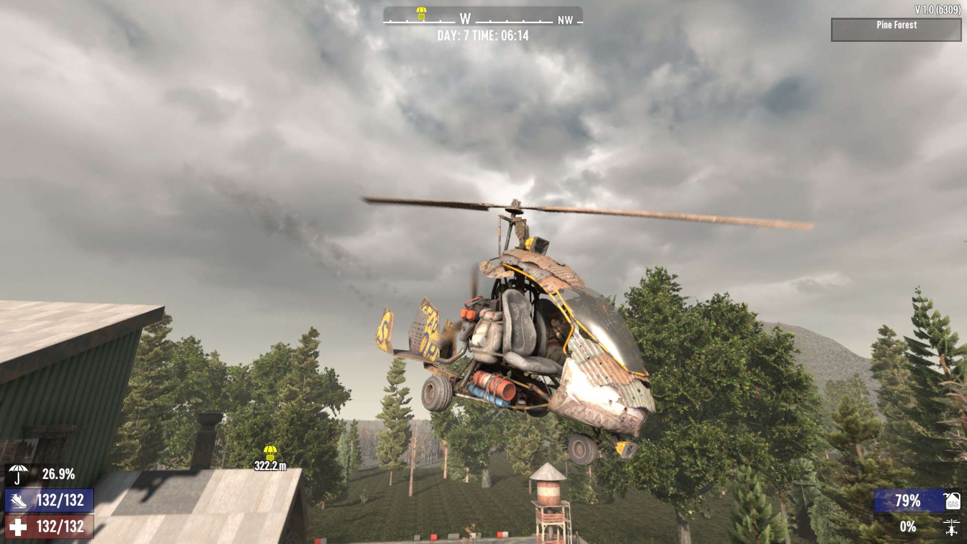  Learn to maneuver your gyrocopter like a pro in 7 Days to Die!