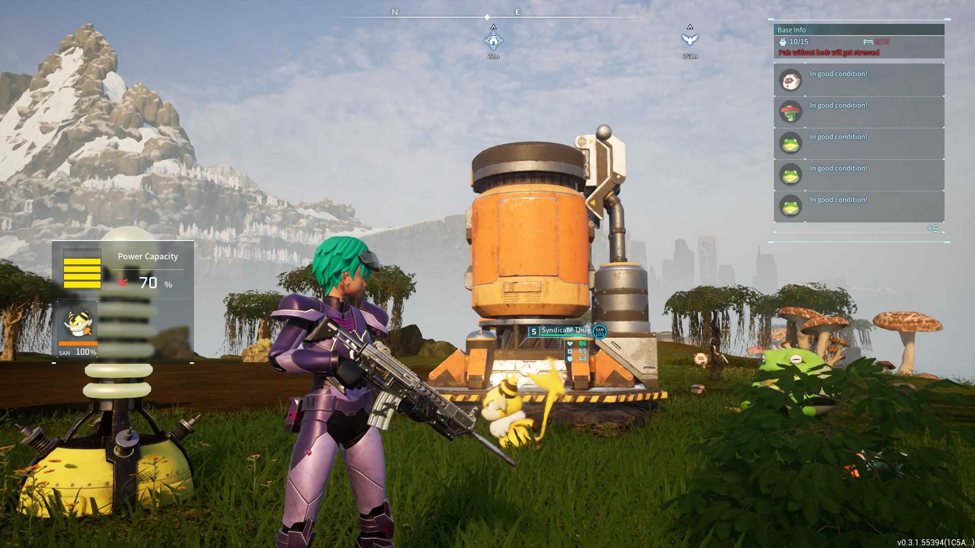 Betreibe Deinen Extraktor mit einem Large Generator in Palworld