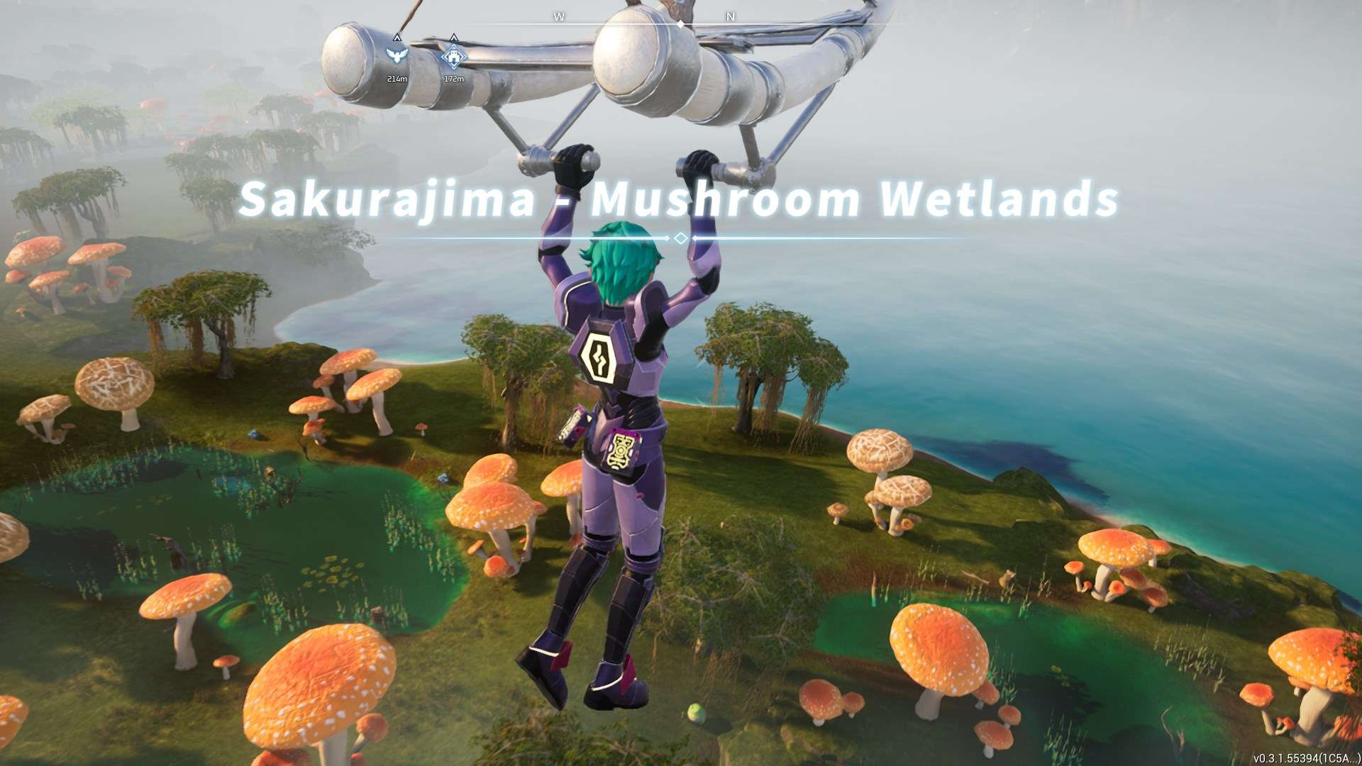 Erkunde die ruhigen Mushroom Wetlands in Palworld!