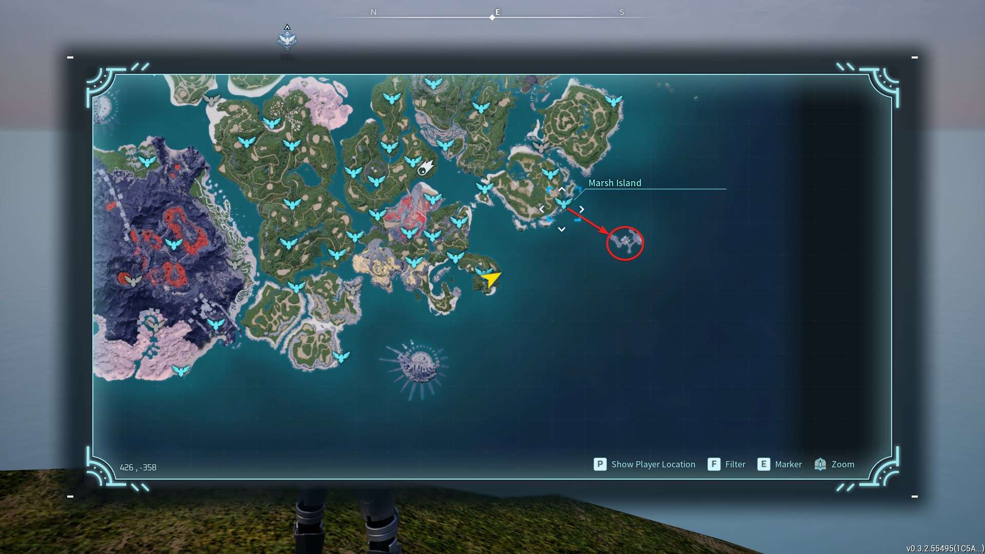 Rüste dich für den Kampf auf der Ölbohrinsel im Palworld Sakurajima Update