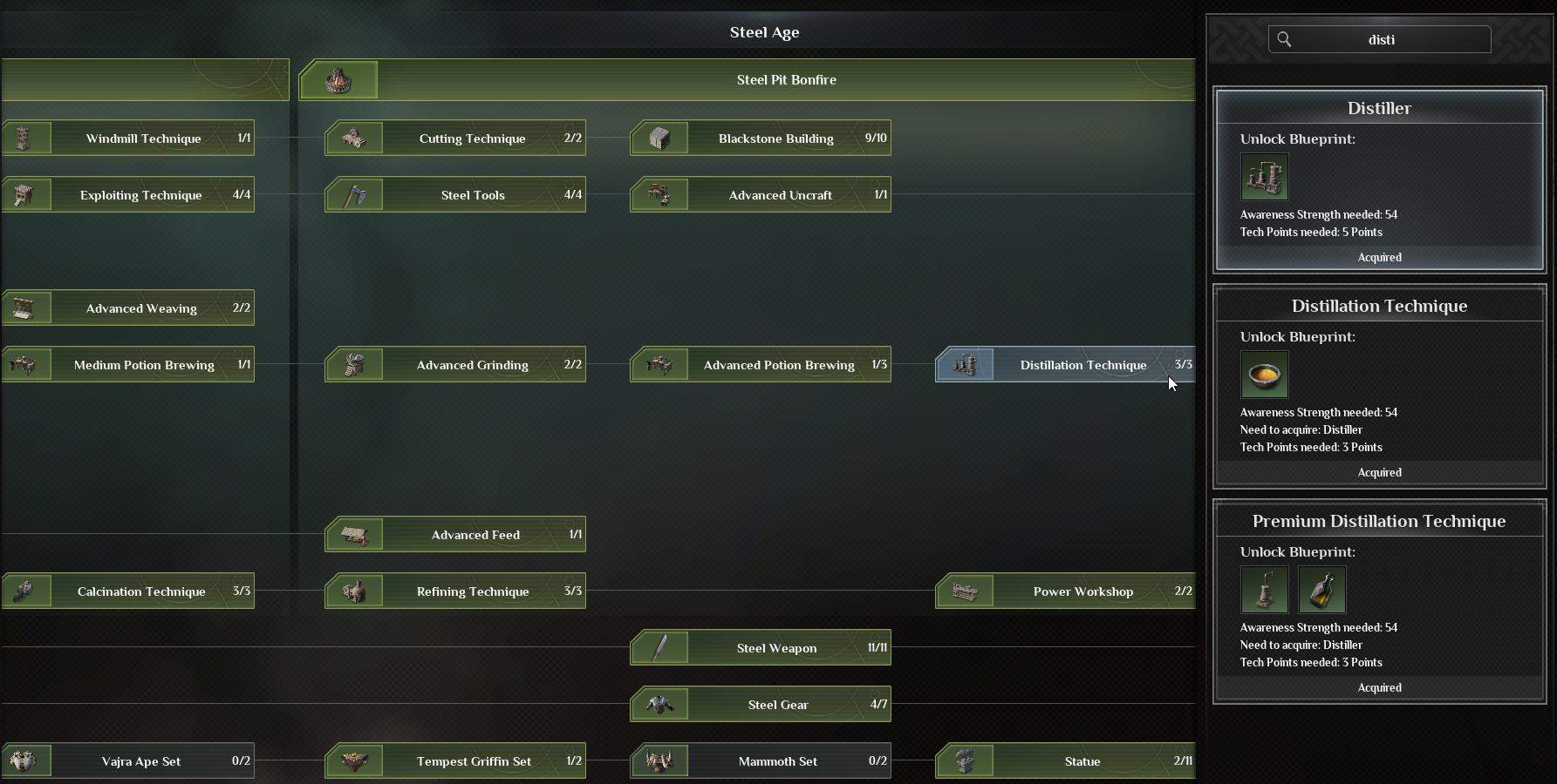 Unlock Distiller Technique to might craft Distiller in Soulmask.