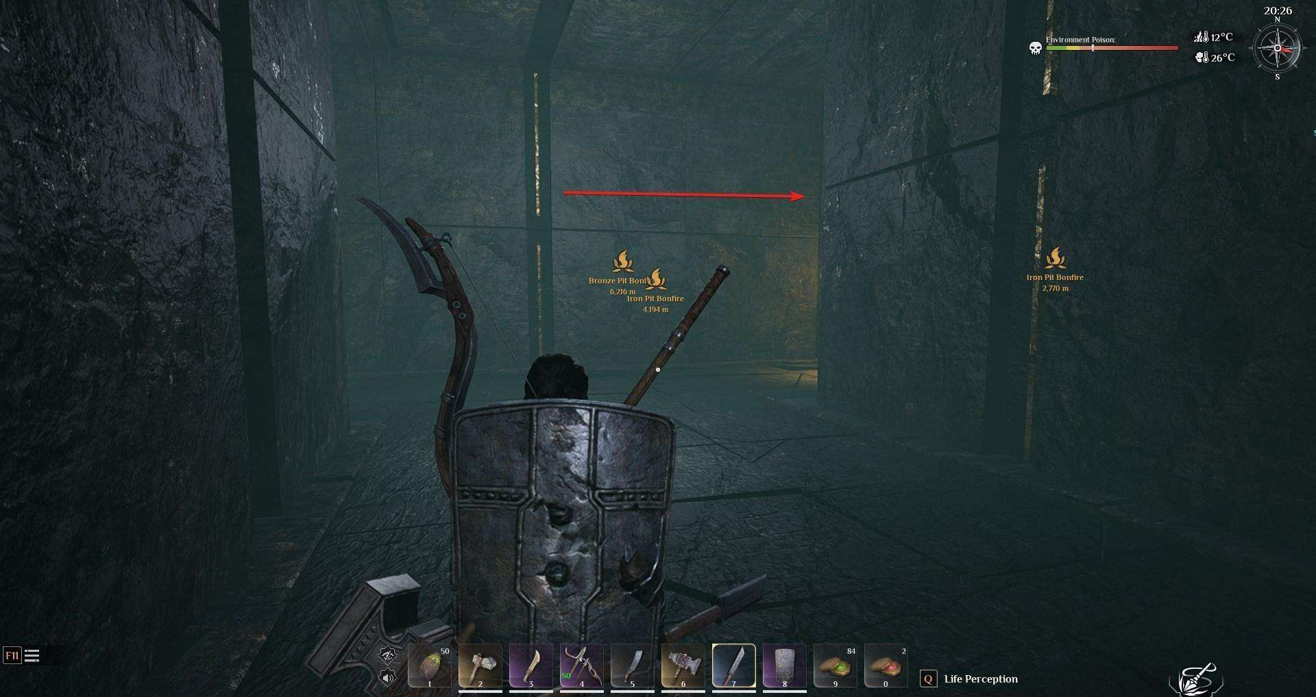 Turn to the right to find the Mechanical Boss in Soulmask