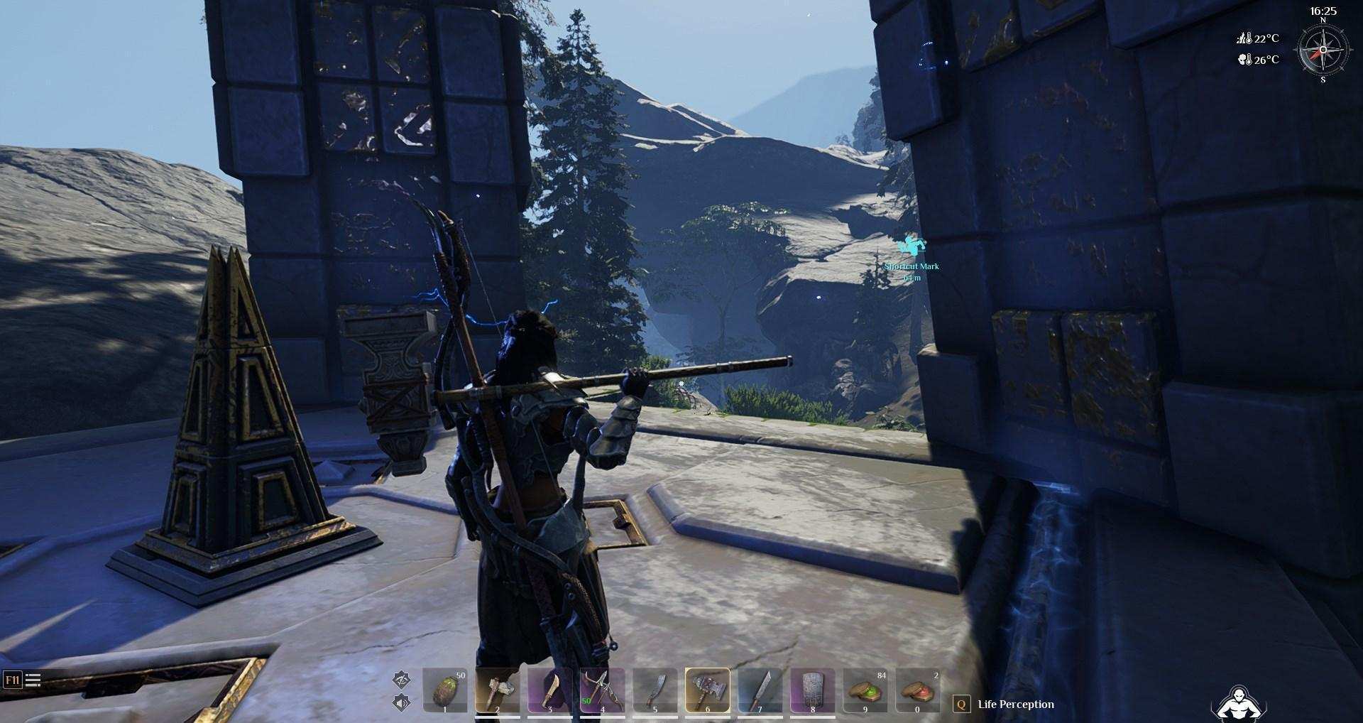 Descend into the dungeon in Soulmask.