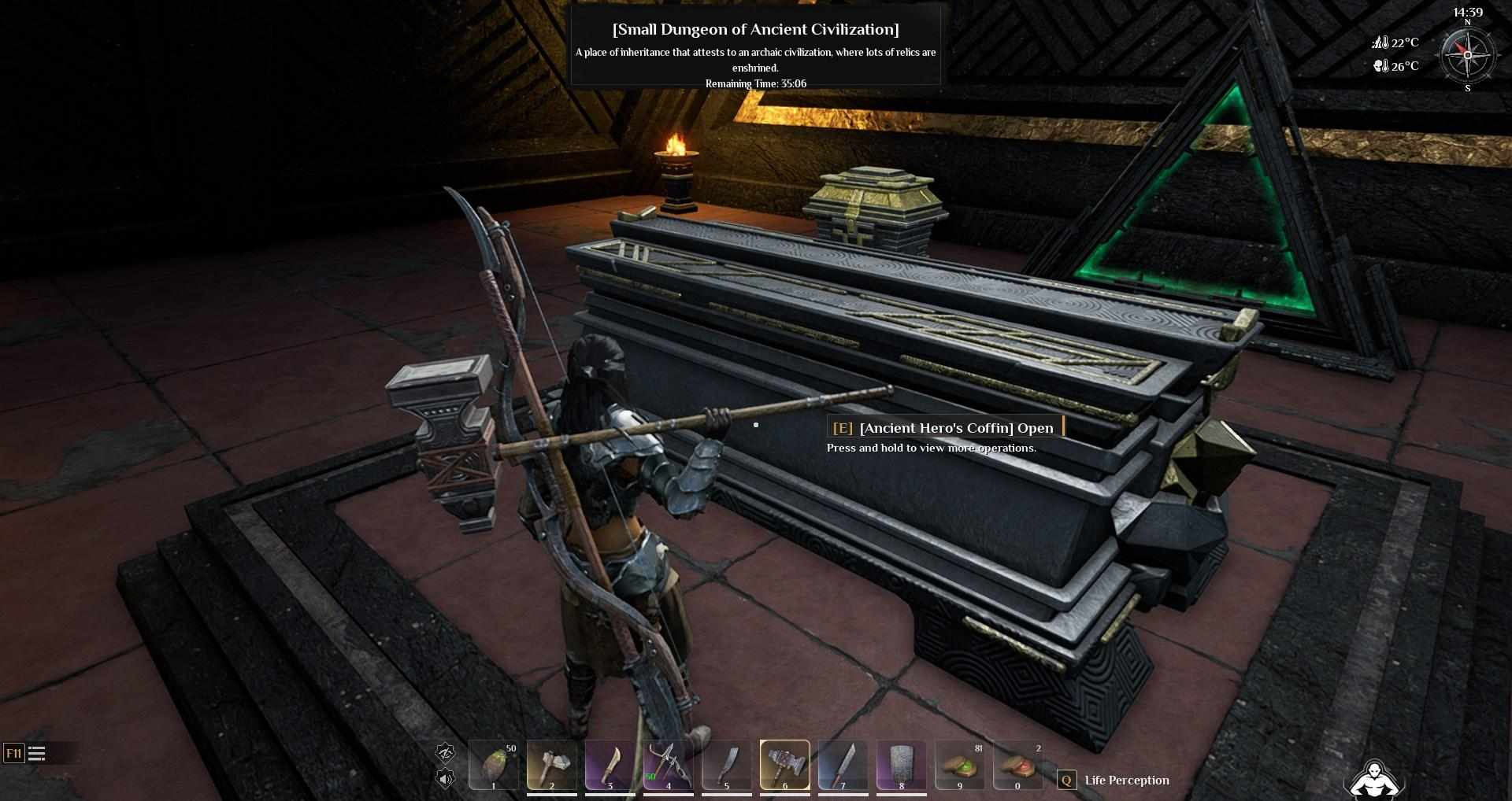 Loot the Ancient Hero’s Coffin for Nature Enlightened Mask.