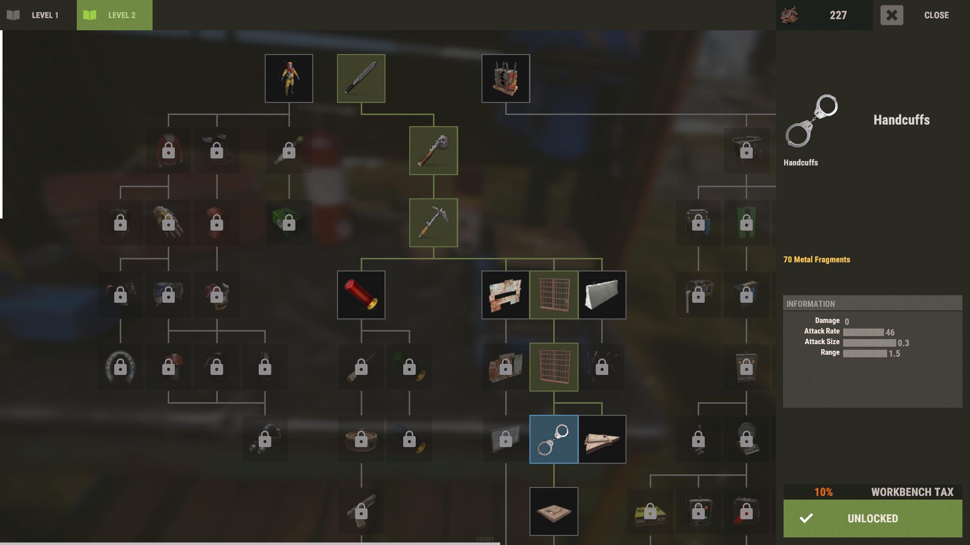 Schalte Handschellen in Rust frei