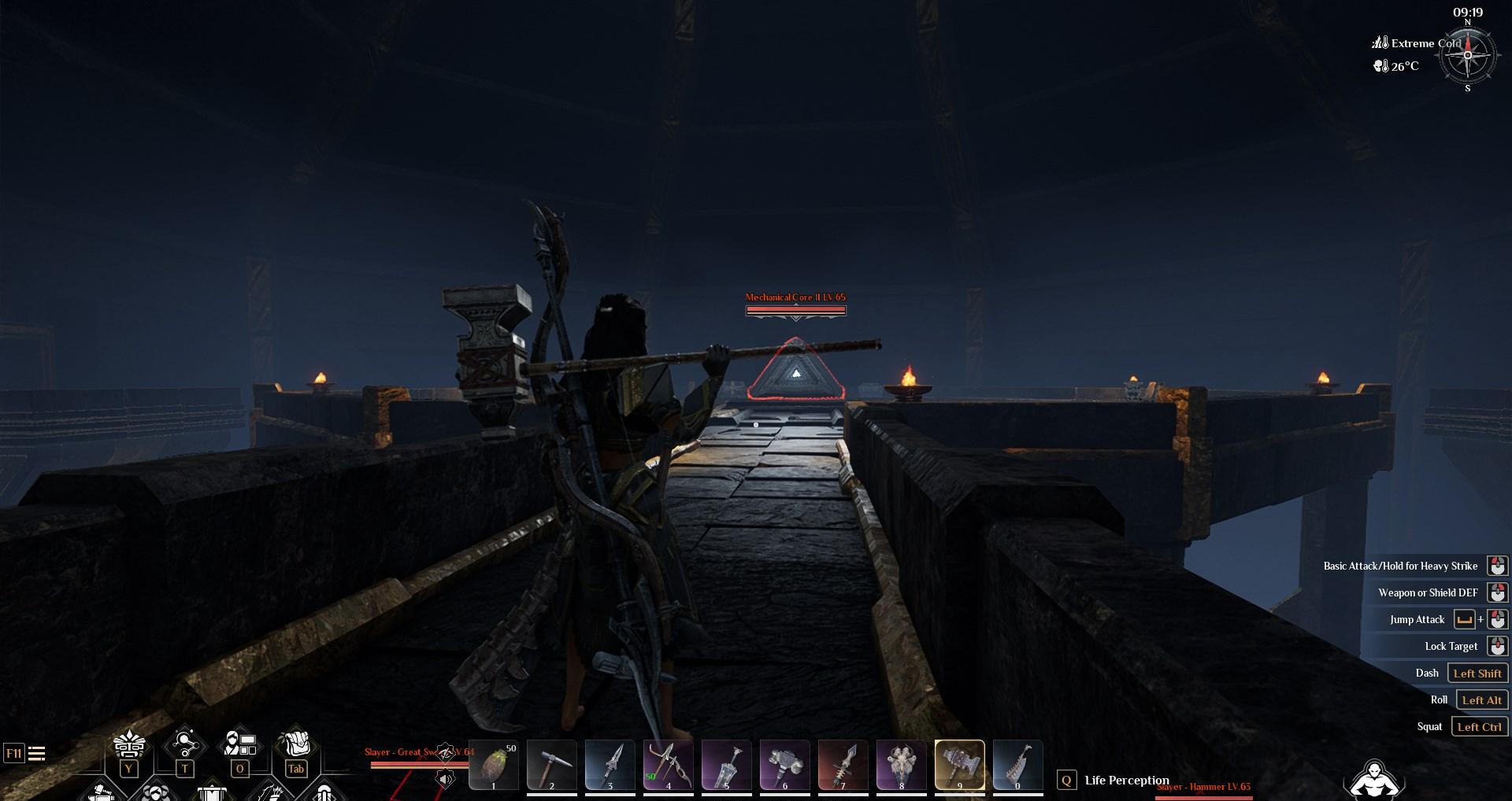 Besiege den Mechanical Core in den Holy Ruins.