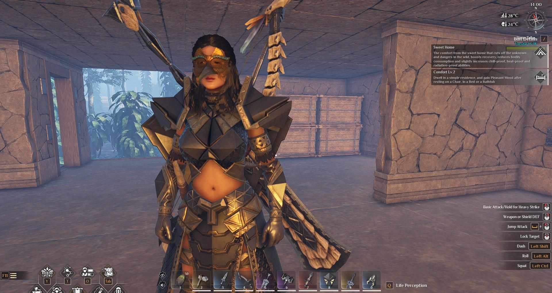 Finde die Ironblood Guard Maske in Soulmask