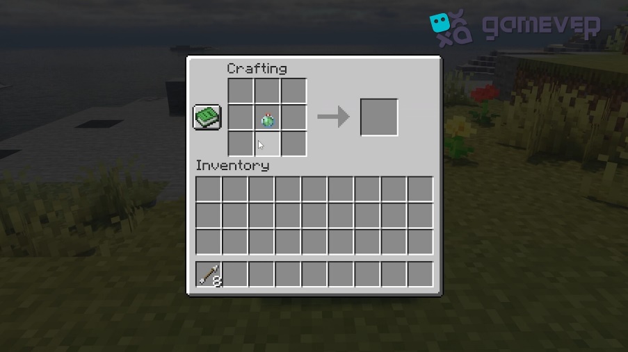 Lingering potion in crafting grid
