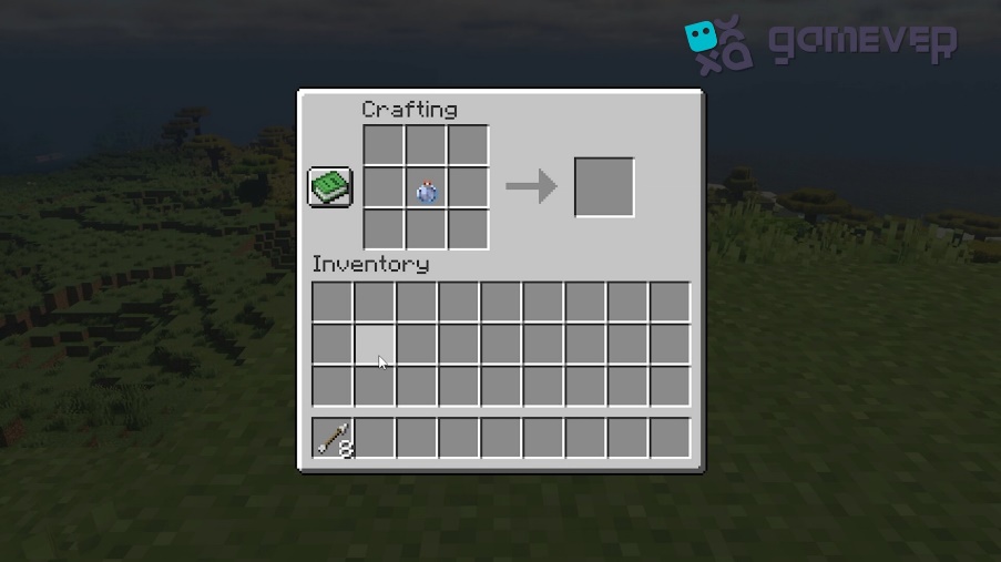 Lingering potion in crafting grid