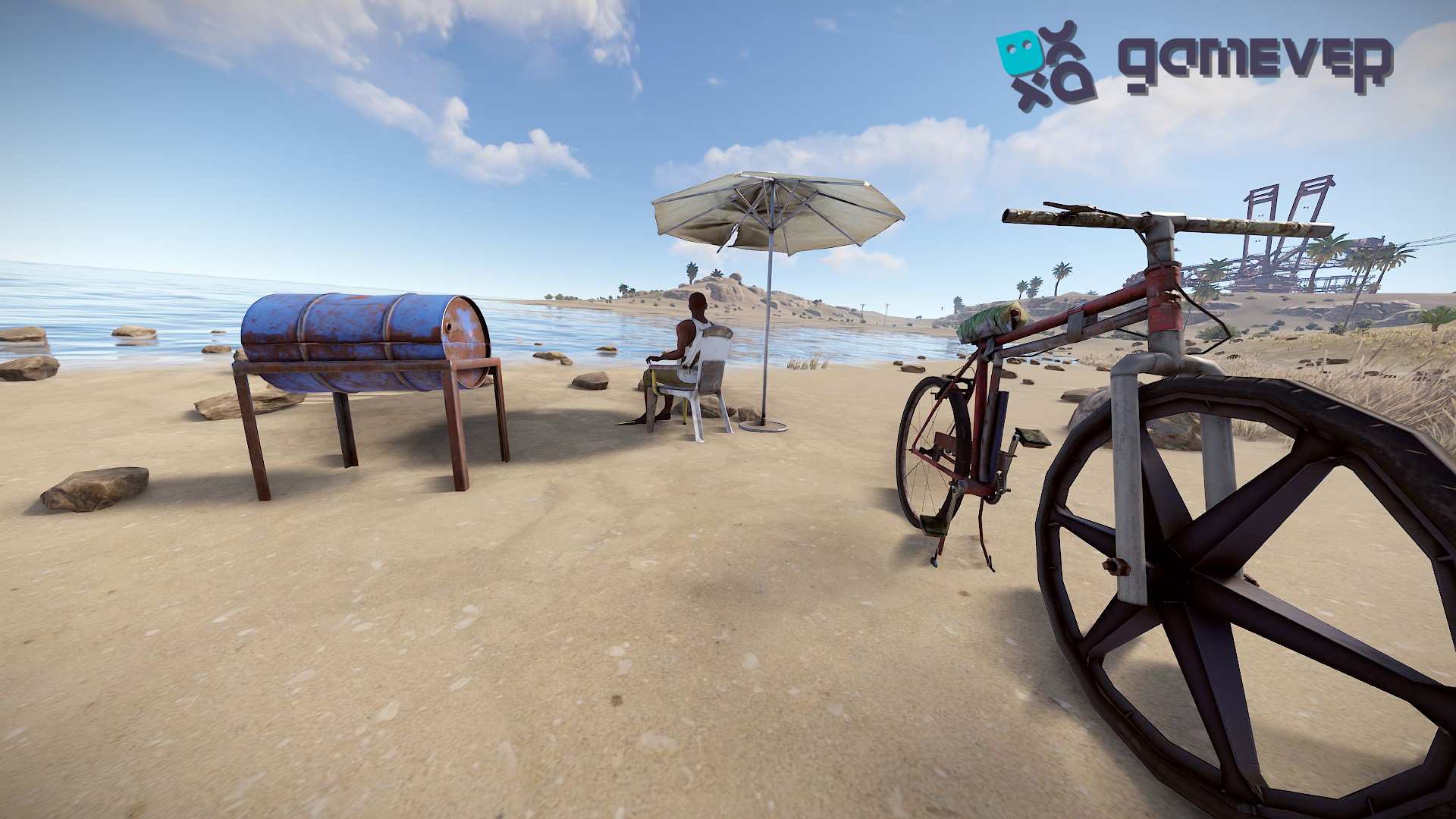 Montar solo o con un amigo en la bicicleta en Rust