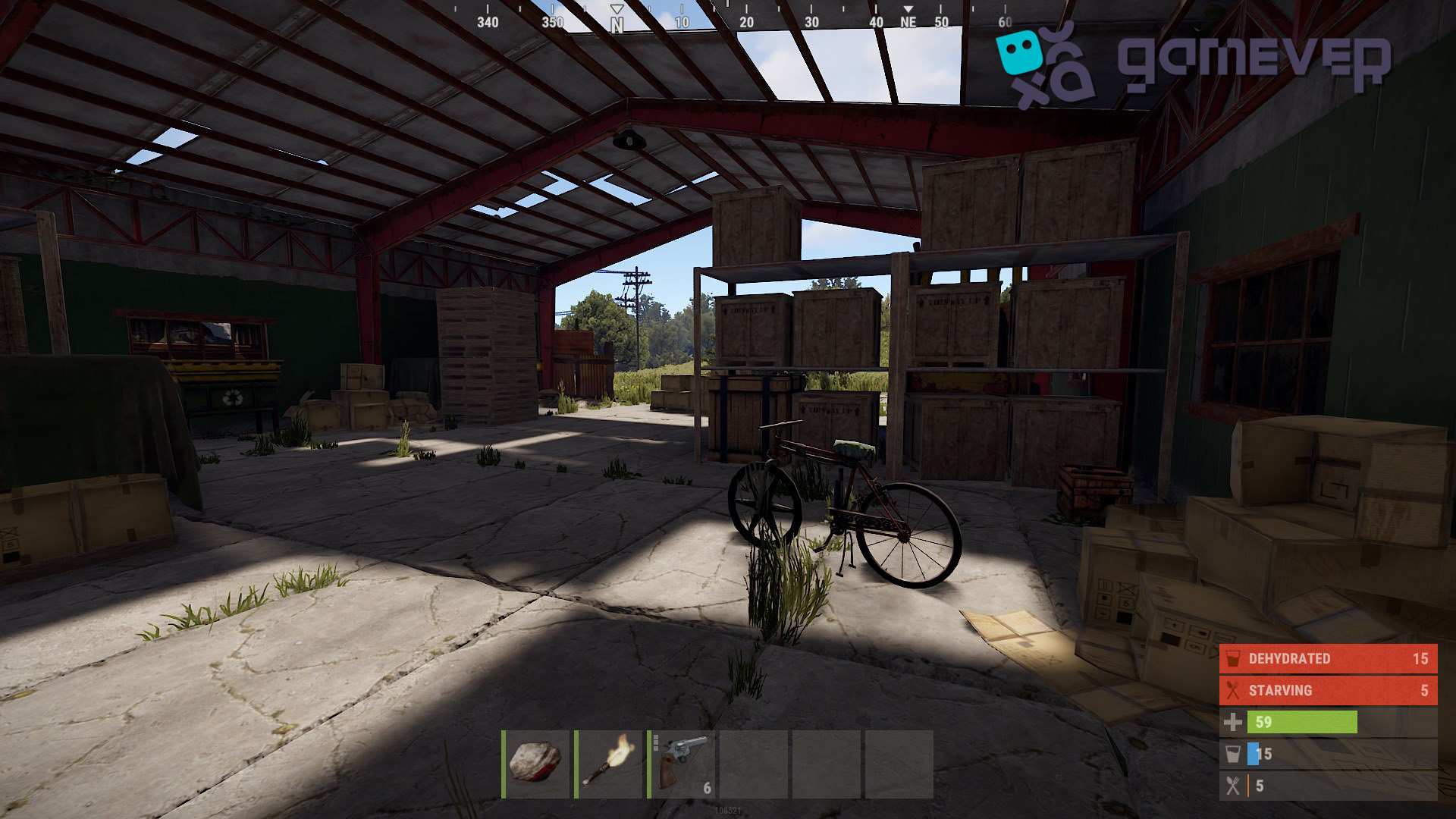 Encuentra tu bicicleta en la Gasolinera de Oxum's en Rust
