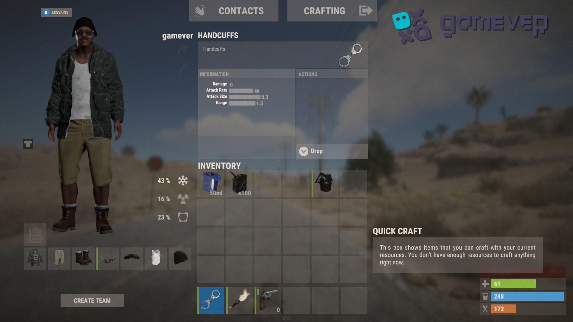 Usa las esposas en tus enemigos en Rust