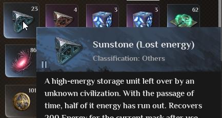 Entdecke Sunstones in Soulmask.