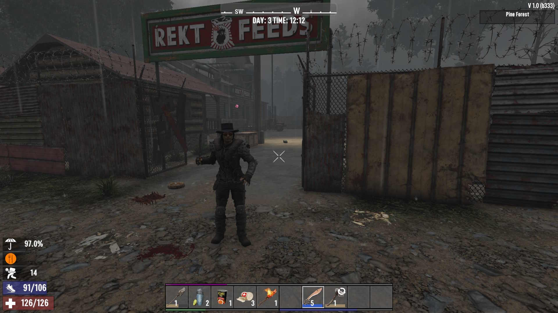 Find a trader location to take the quest in 7D2D Update 1.0