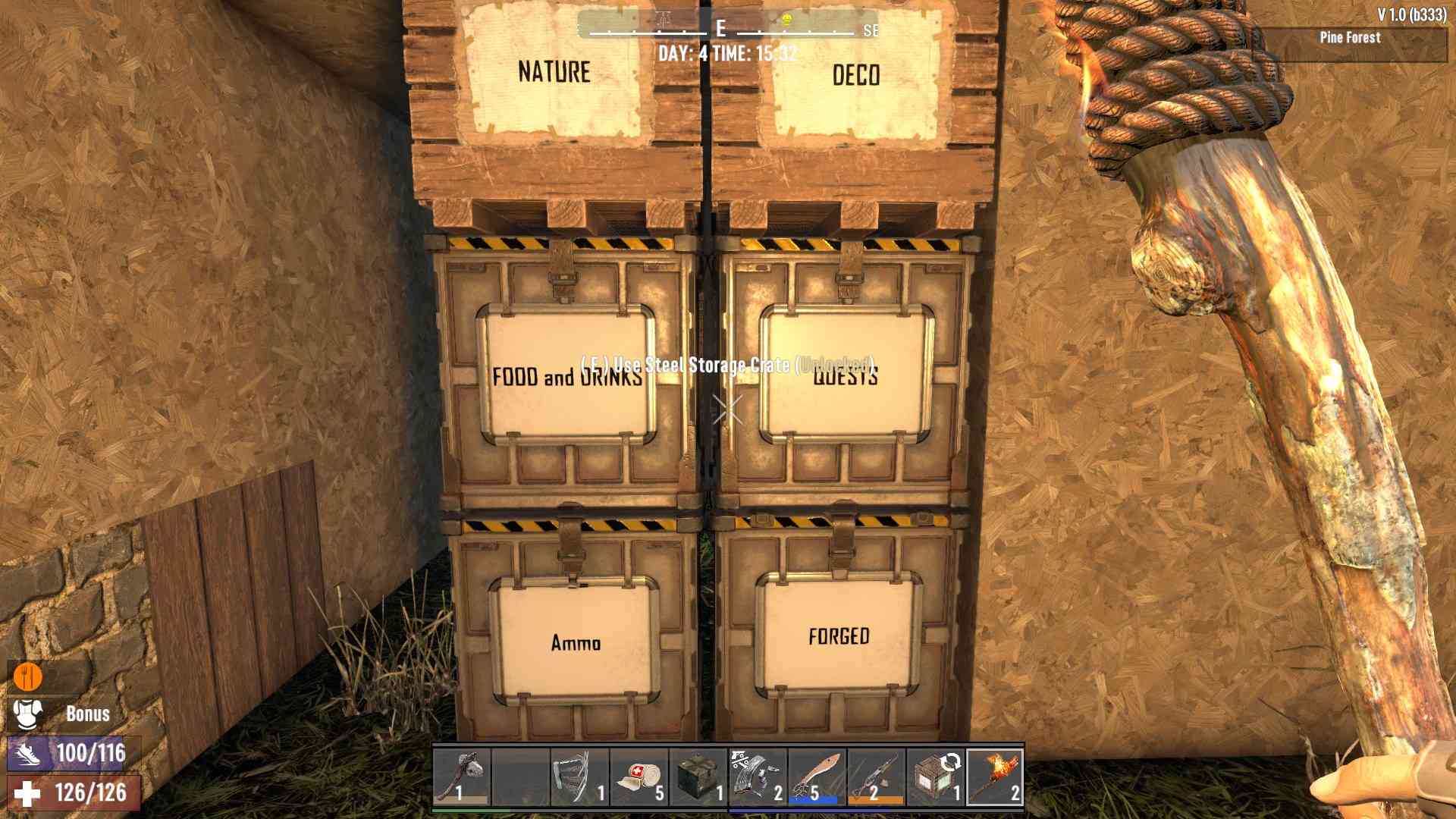 Maximize Vertical Space with Shelves in 7D2D Update 1.0