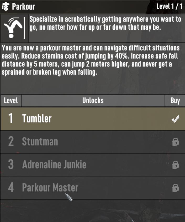 Outmaneuver hordes with Parkour and Assassin's Armor in 7D2D Update 1.0