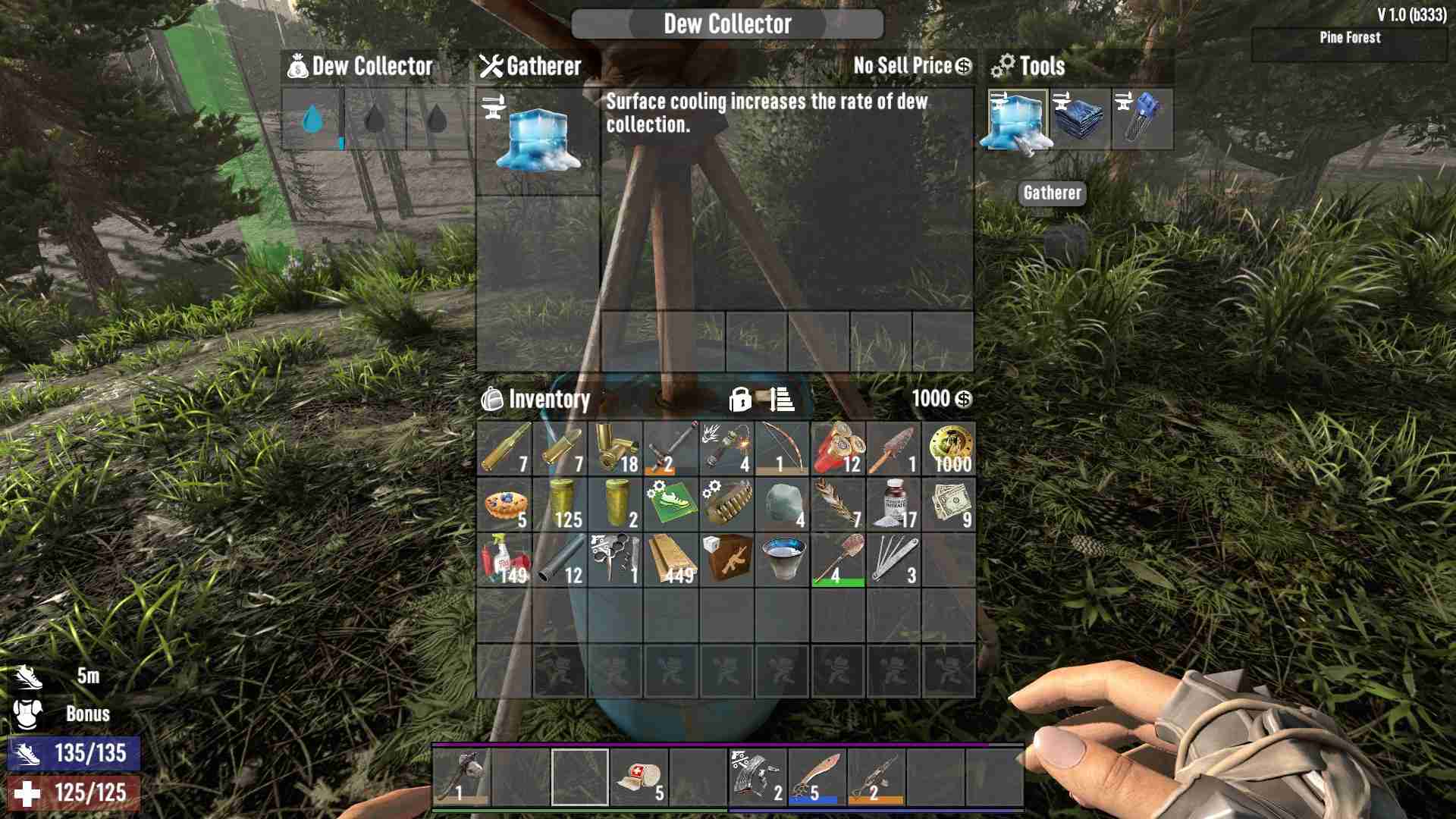 Steigere die Sammlungsgeschwindigkeit mit dem Sammel-Mod im 7D2D Update 1.0