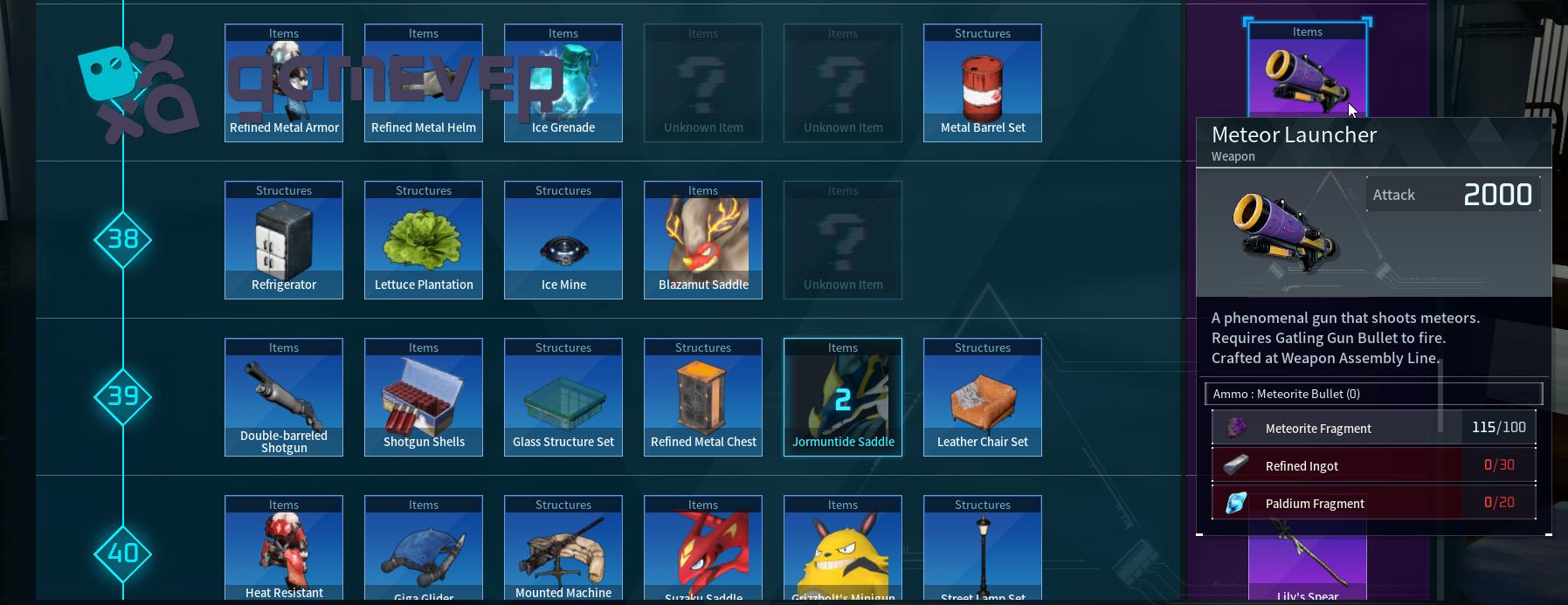 Desbloquea el Lanzador de Meteoritos en Palworld Sakurajima