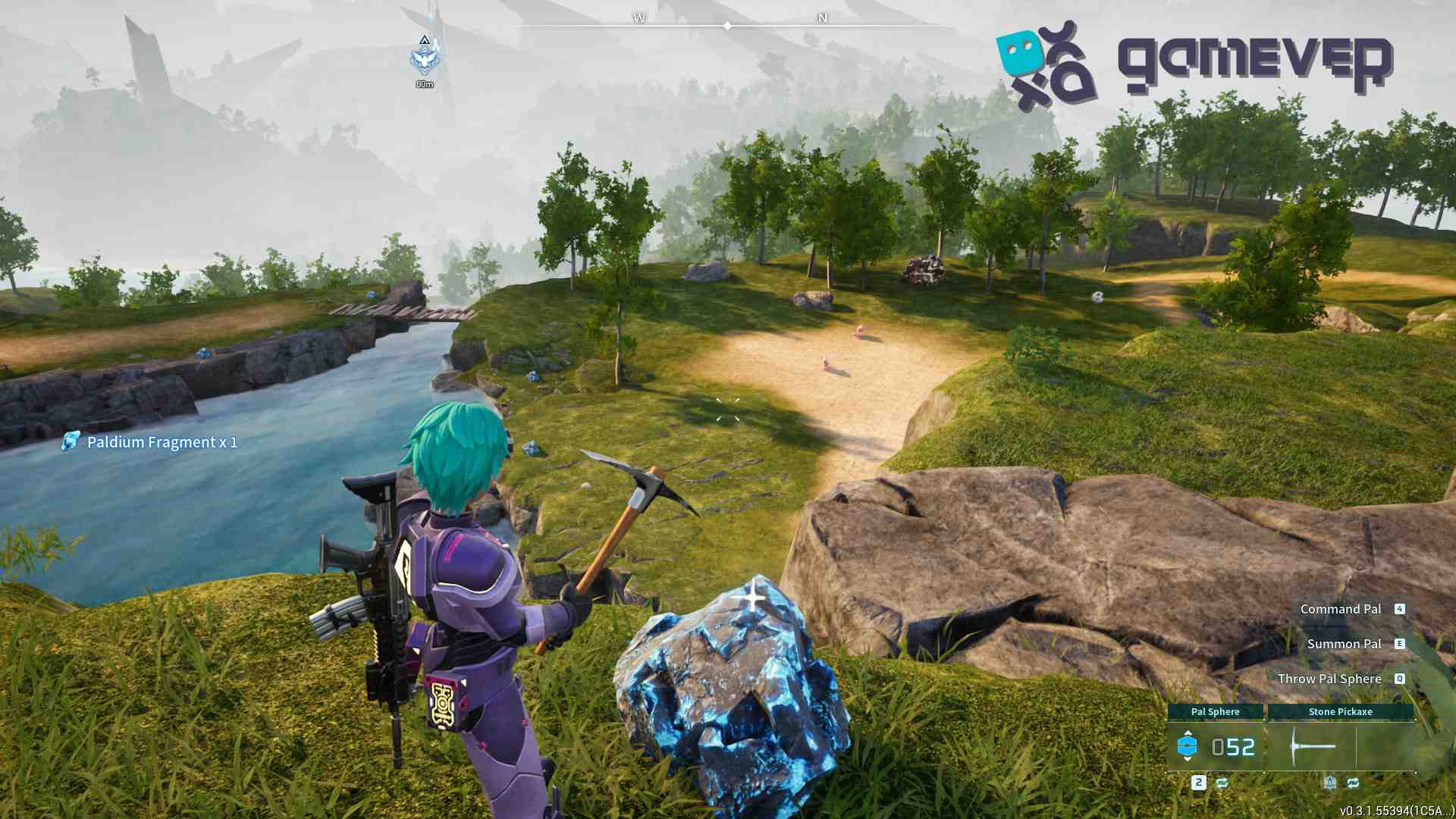 Extrayendo Fragmentos de Paldium cerca de tu base en Palworld