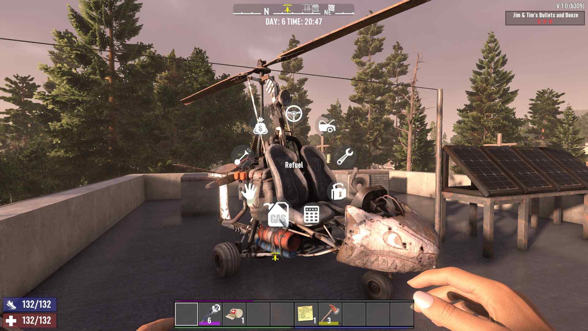 Tanke vor deinem ersten Flug in 7 Days to Die!