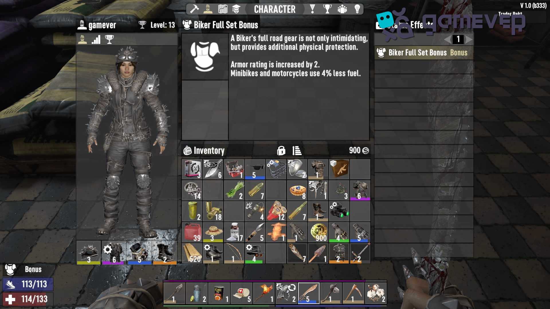 Equípate con el conjunto de Motociclista en la Actualización 1.0 de 7 Days to Die