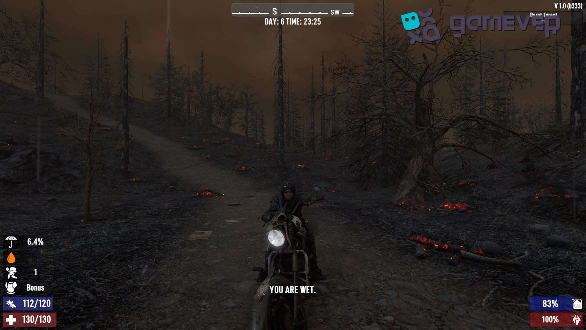 Prepárate para el Bosque Quemado en 7D2D Actualización 1.0