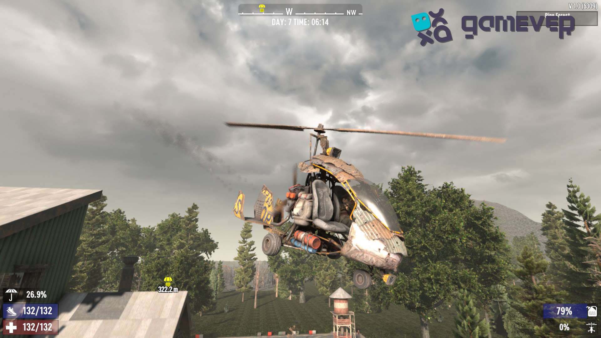 Aprende a maniobrar tu autogiro como un profesional en 7 Days to Die.