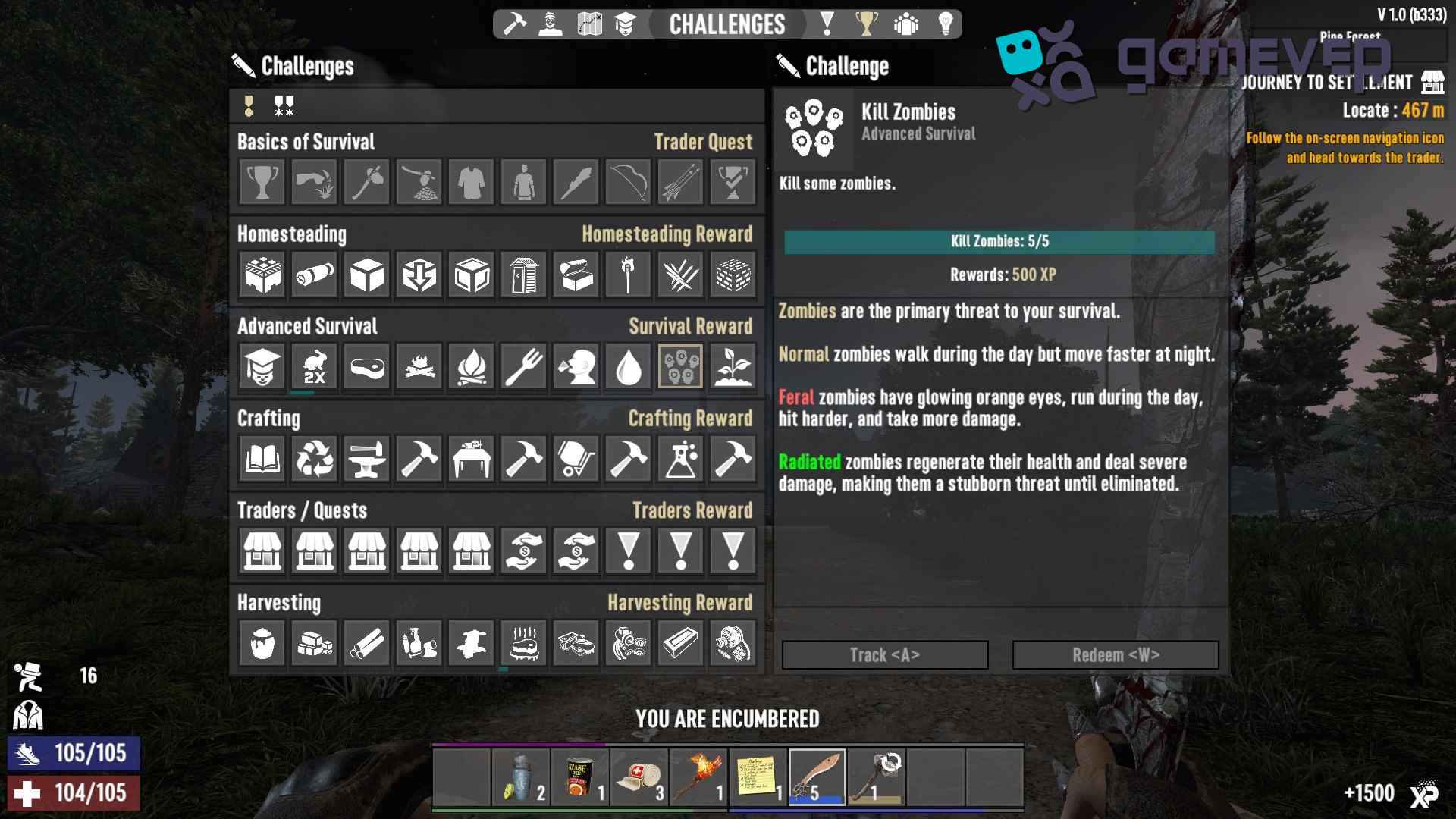 ¡Desbloquea recompensas con cada desafío completado en la Actualización 1.0 de 7 Days to Die!
