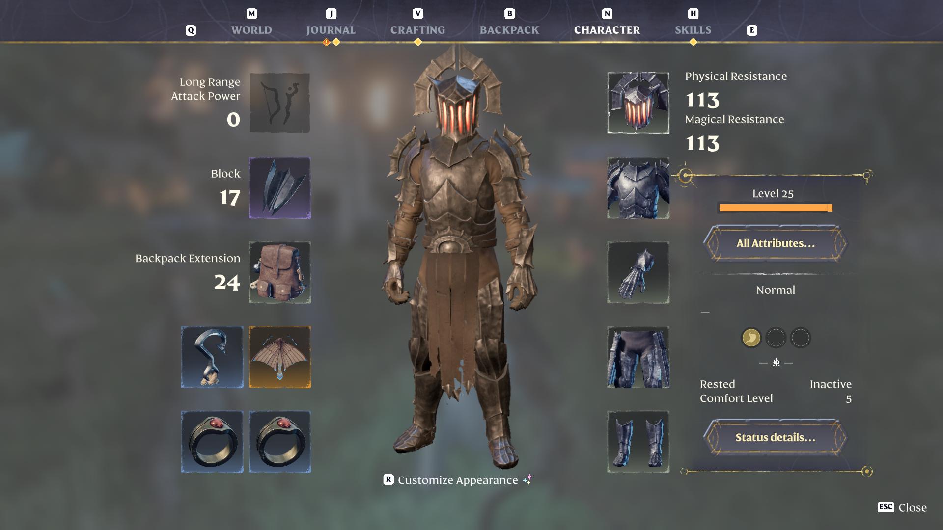 Rüste das Guardian of the North Armor Set für maximale Heilung in Enshrouded Back to Shroud Update 3 aus