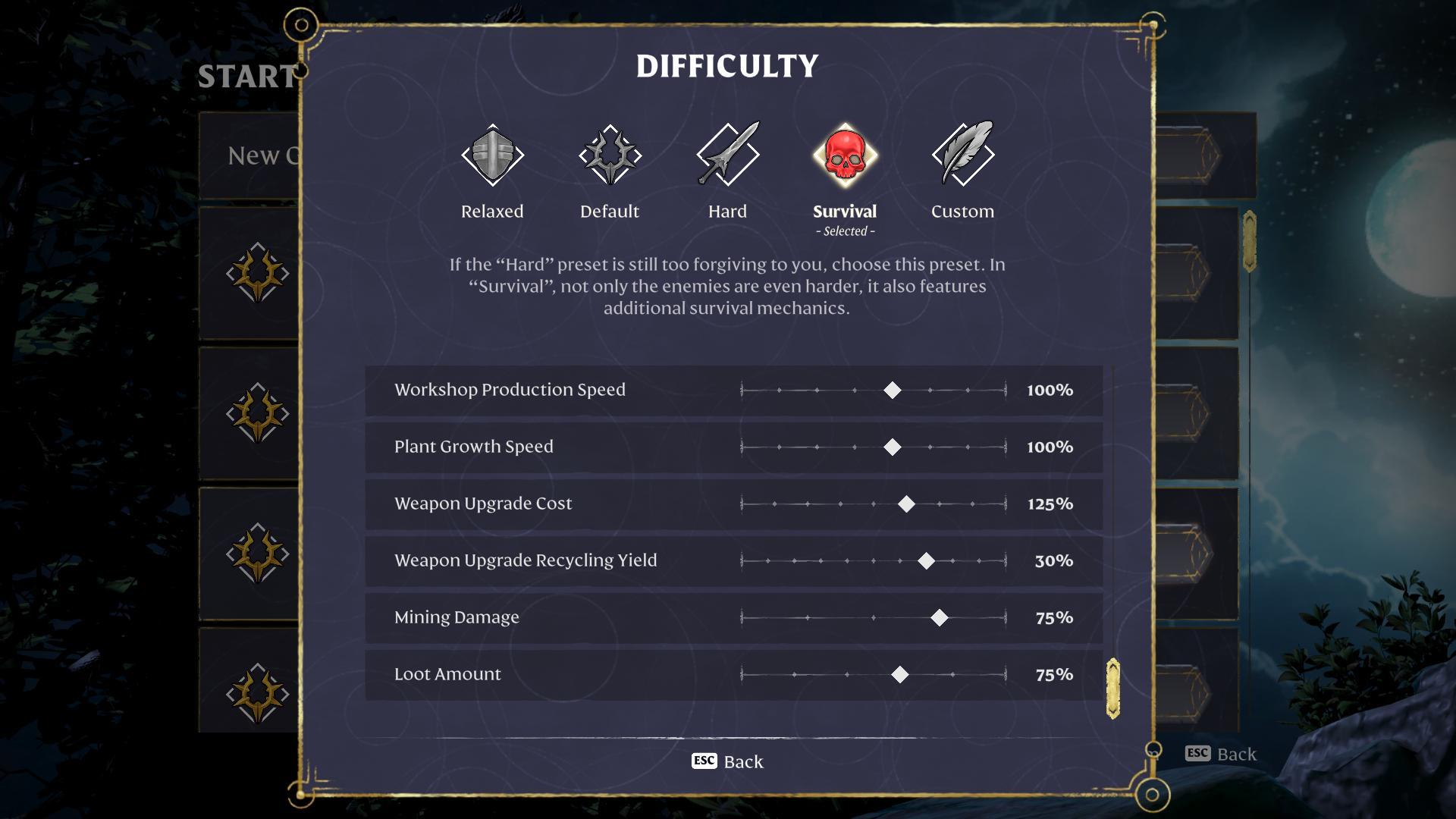 Stelle deinen bevorzugten Schwierigkeitsgrad in Enshrouded Update 3 ein