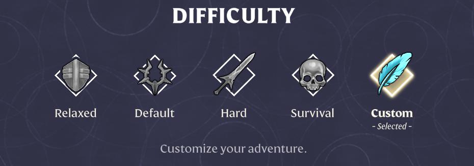 Probiere verschiedene Schwierigkeitsvorgaben in Enshrouded Update 3 aus