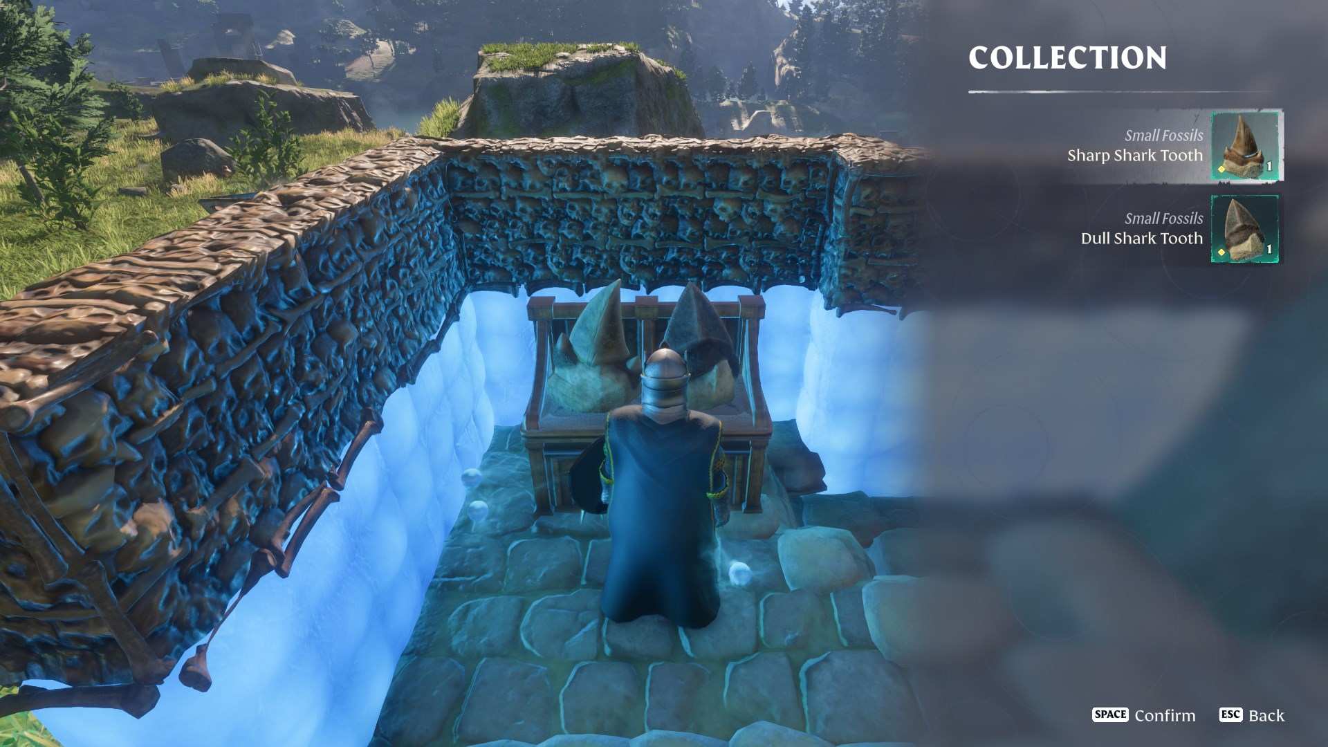 Zeige deine Stumpfer Haifischzahn Fossilie in Enshrouded Back to the Shroud Update