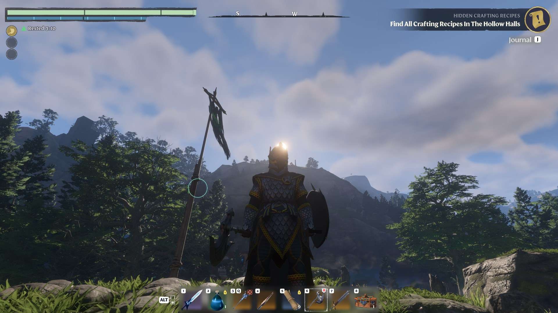 Gear up for the Paladin build in Enshrouded Back to the Shroud Update