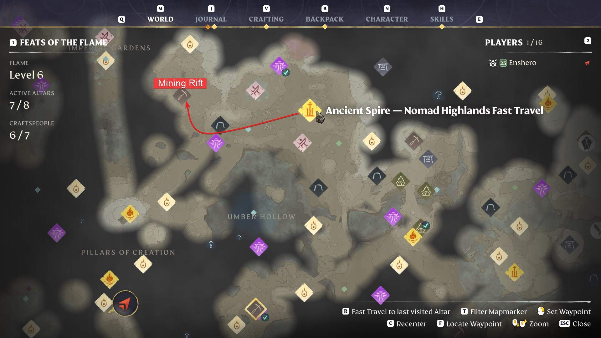 Erklimme die alte Warte in Enshrouded Back to the Shroud Update