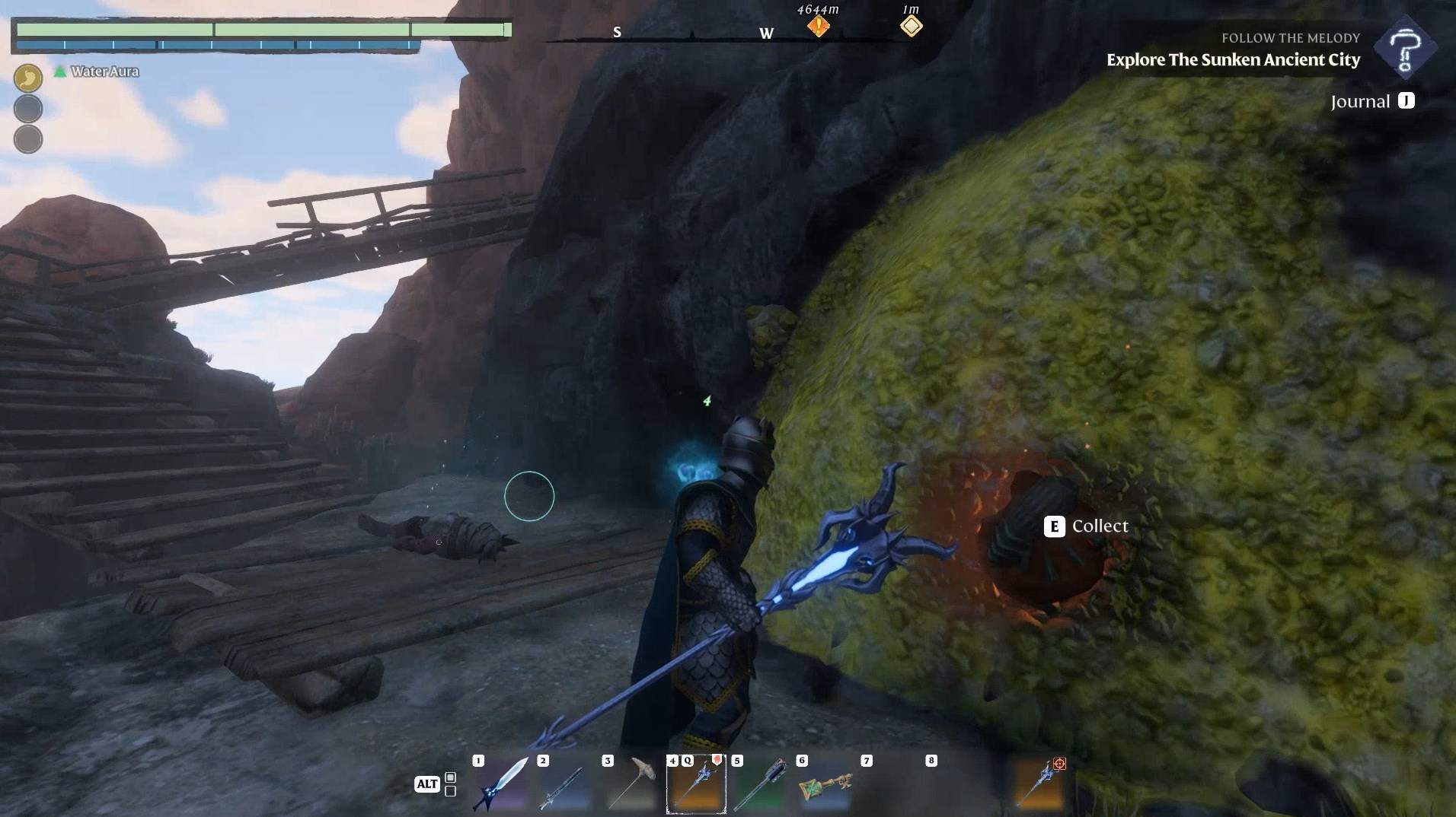 Erkenne den gelben Haufen in der Ternion-Mine in Enshrouded Back to the Shroud Update