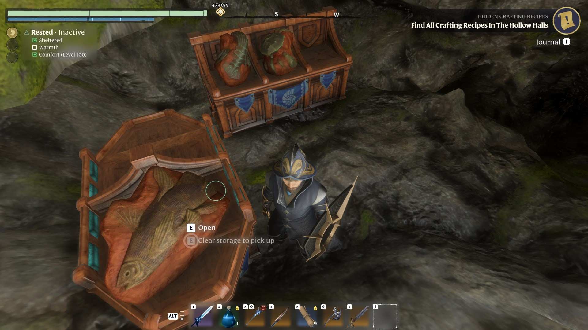 Zeige stolz dein Fischfossil im Enshrouded Back to the Shroud Update