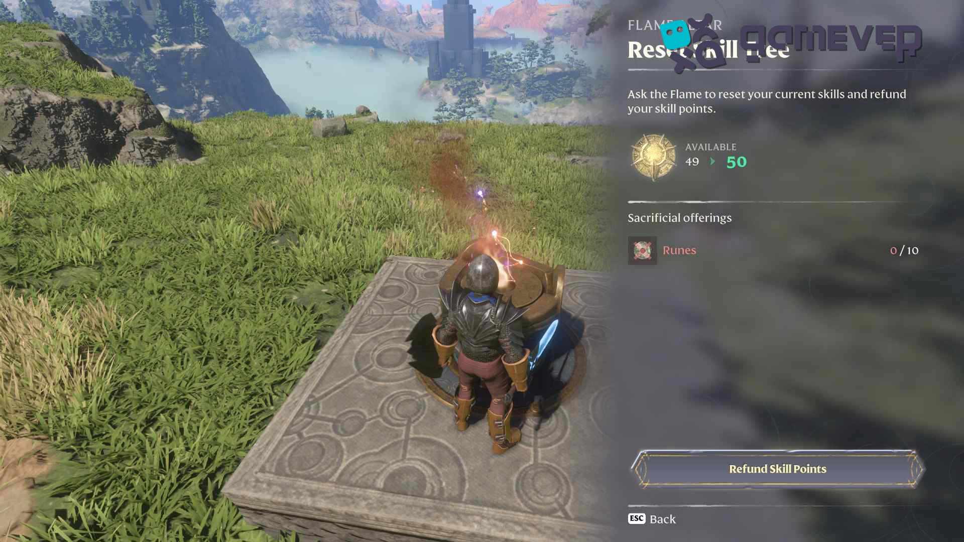 Reembolsa Puntos de Habilidad con el Altar de la Llama en la Actualización 3 de Enshrouded "Back to Shroud"