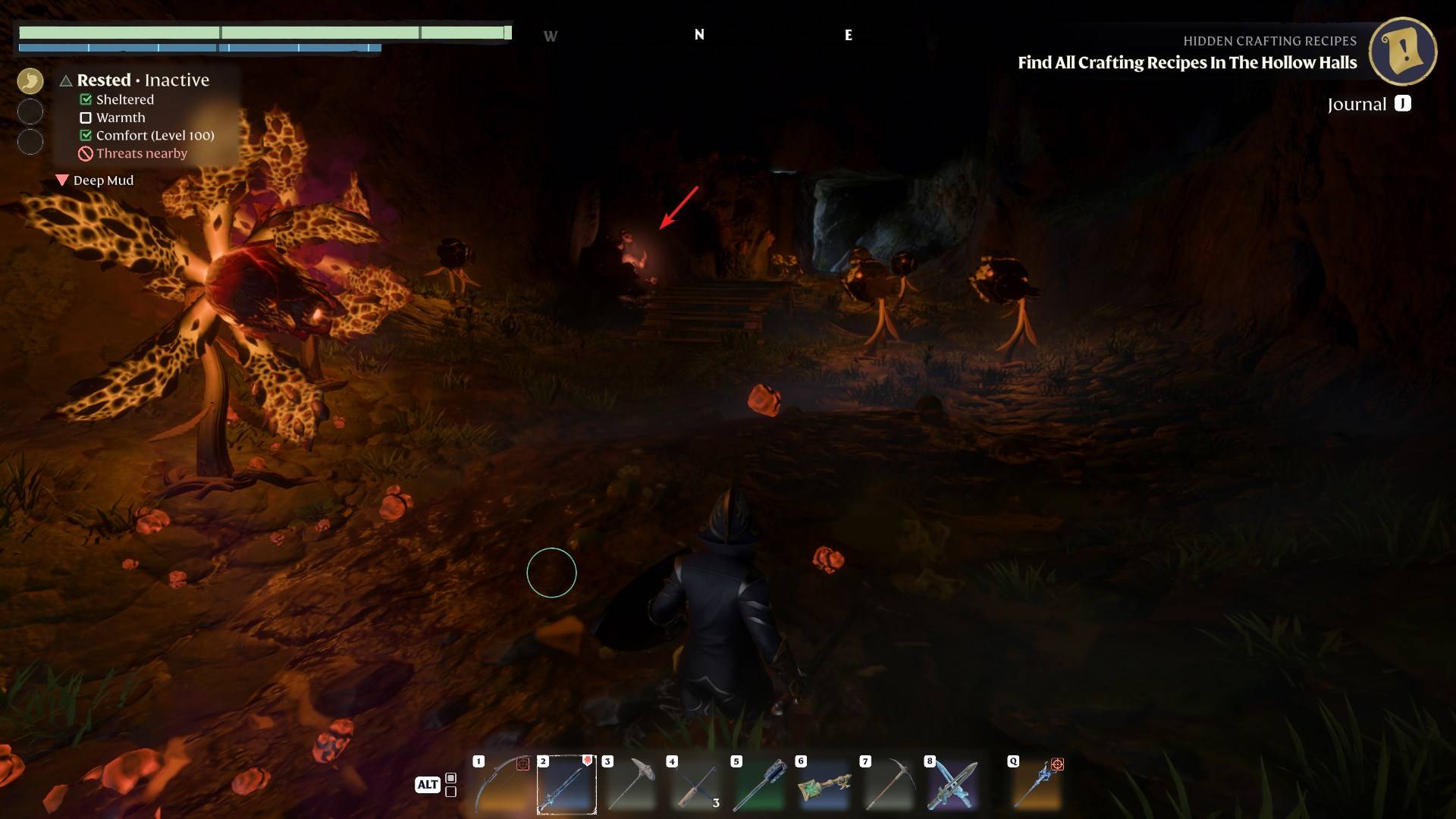 Finde den versteckten Eingang im Enshrouded Back to the Shroud Update