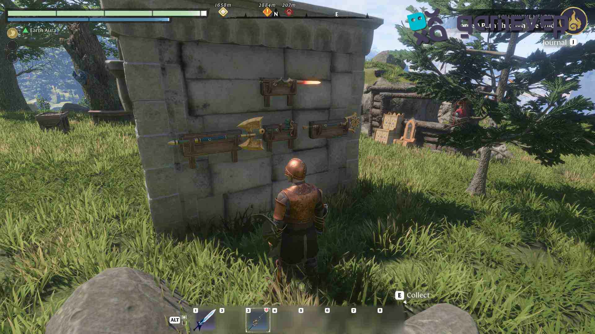 Muestra tus espadas con orgullo en la Actualización de Enshrouded Back to the Shroud