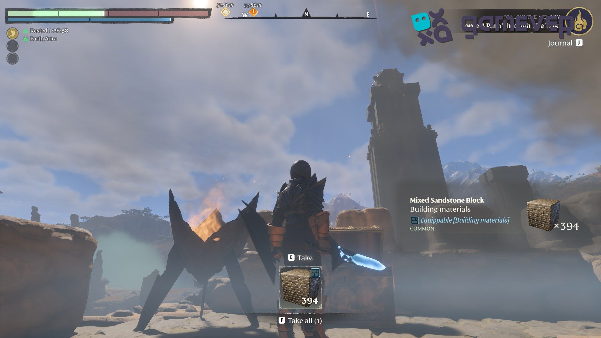 Desbloquea la receta del Bloque de Arenisca Mixta en la Actualización "Back to Shroud" de Enshrouded