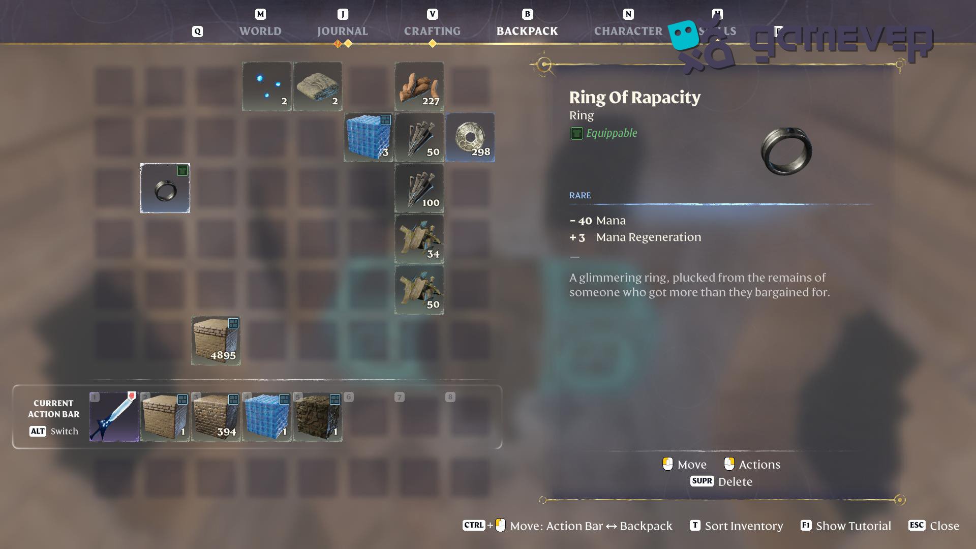 Aumenta la Regeneración de Maná con el Anillo de Rapacidad en la Actualización 3 de Enshrouded "Back to Shroud"
