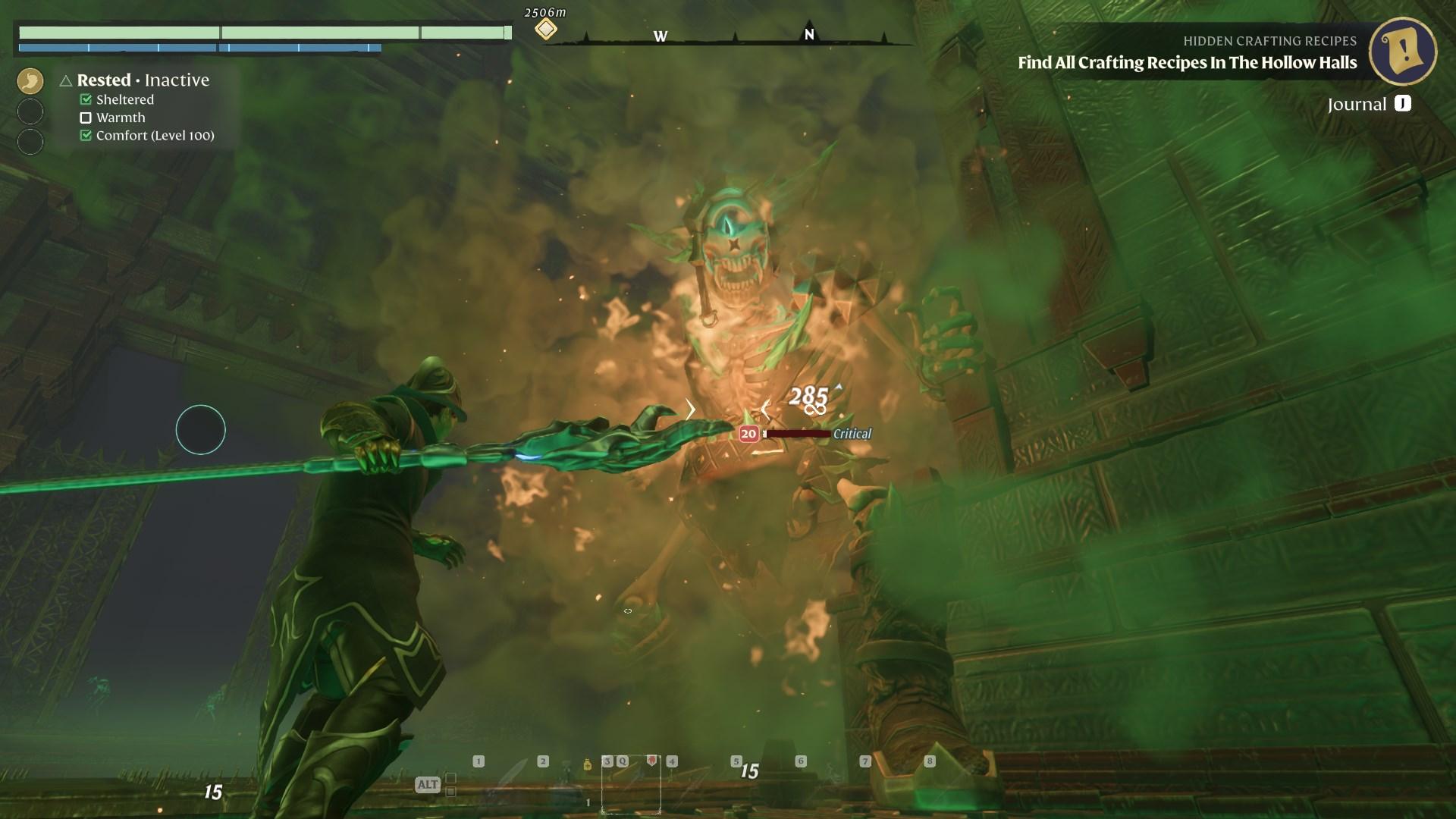 Enhance your gear in Enshrouded Back to the Shroud Update