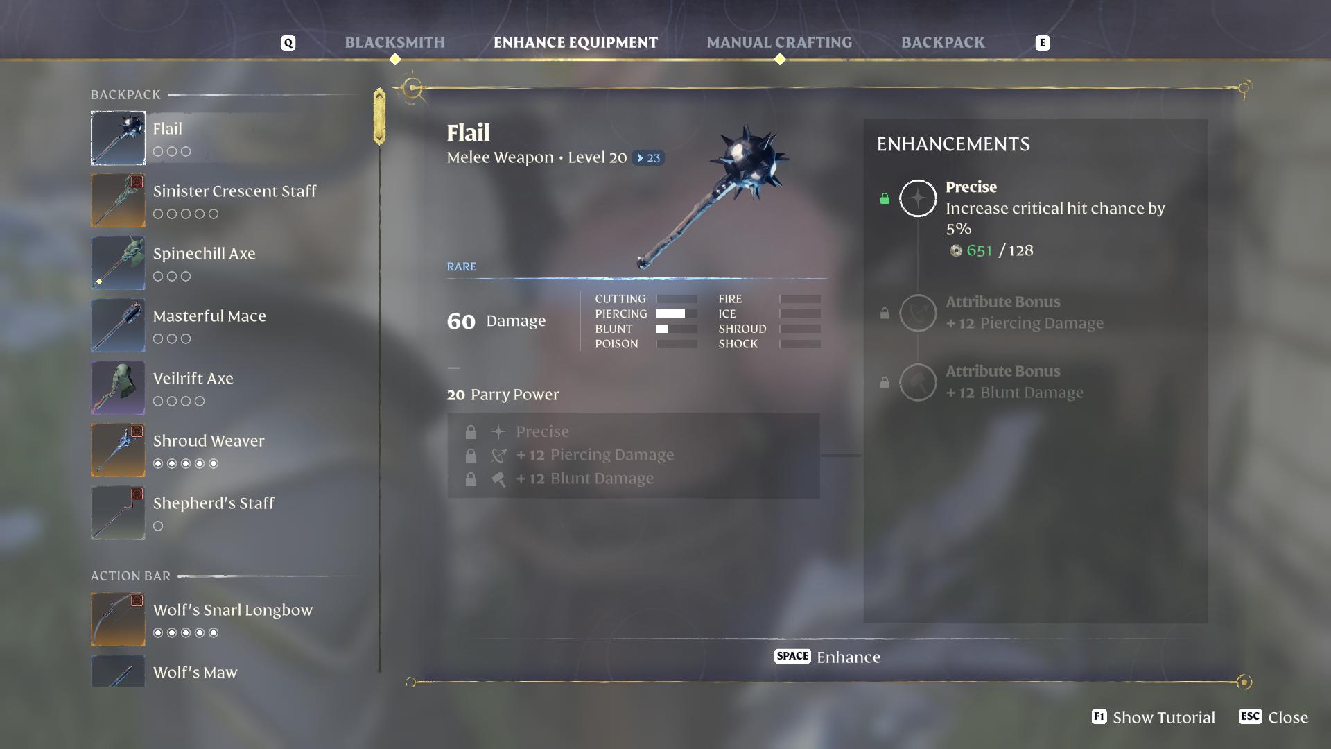 Set up your Blacksmith for upgrades in Enshrouded Back to the Shroud Update