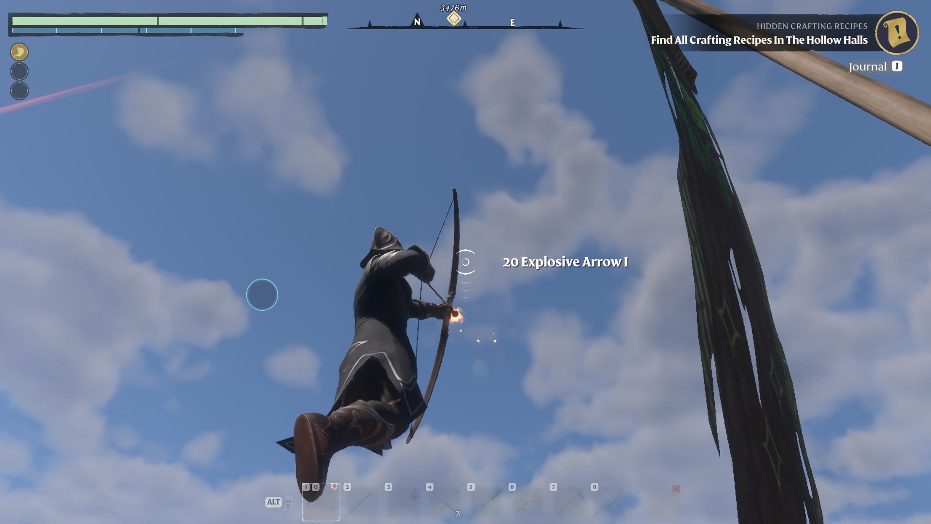 Boost your utility with Double Jump and Sniper in Enshrouded