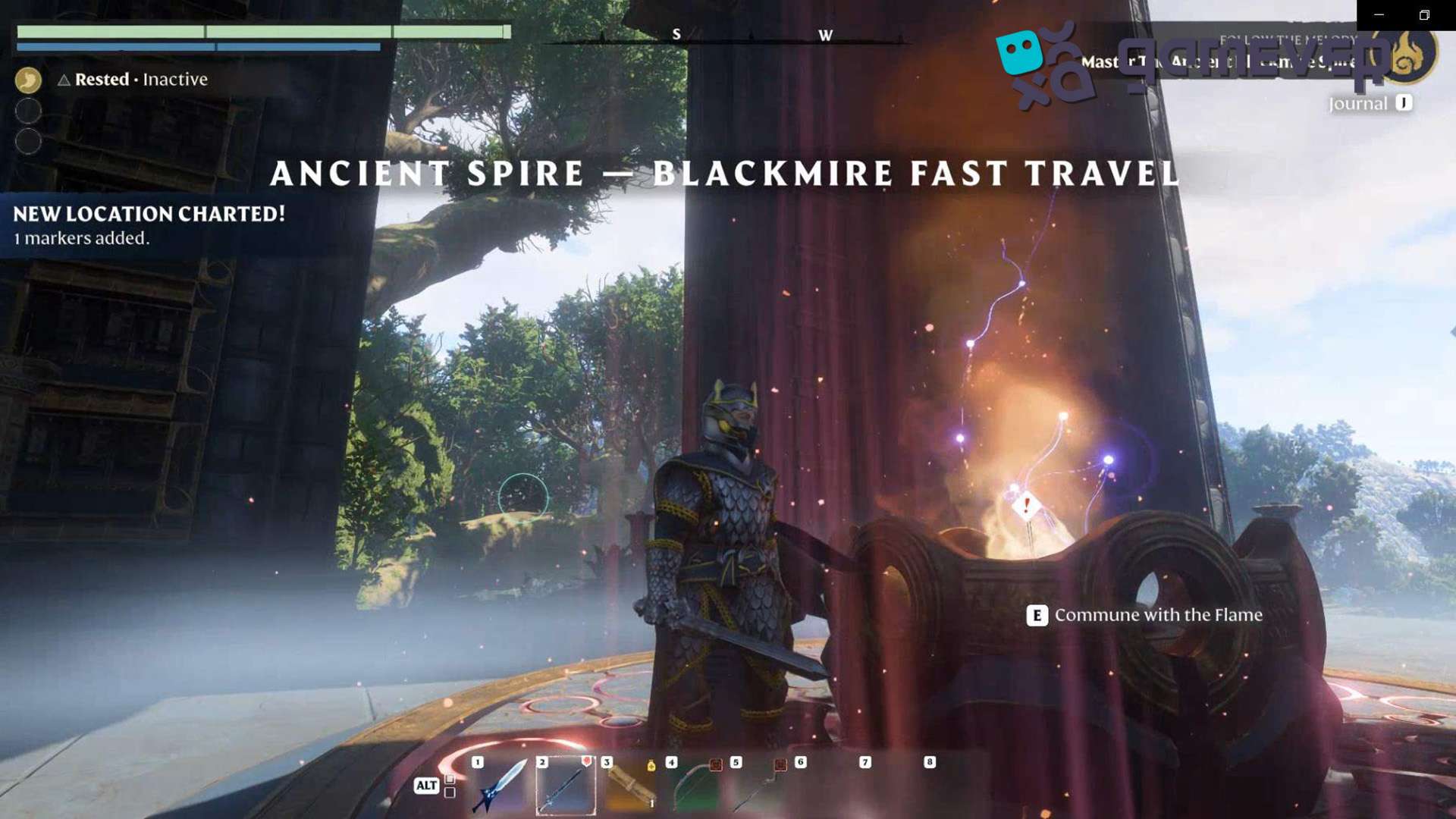 Desbloquea el Mecanismo de Viaje Rápido en la Cima de la Aguja en la Actualización 3 de Enshrouded