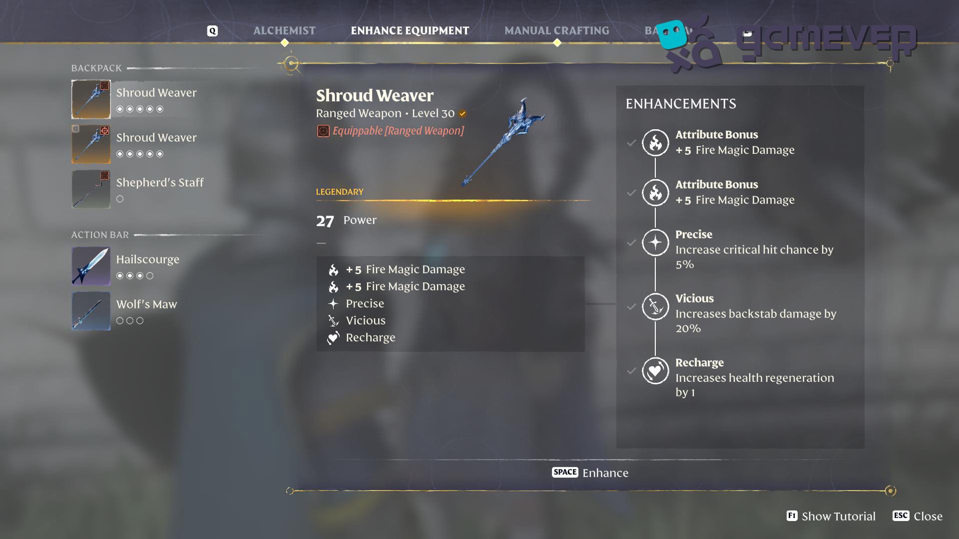 Mejora el Shroud Weaver para desbloquear todo su potencial en la Actualización "Back to the Shroud" de Enshrouded